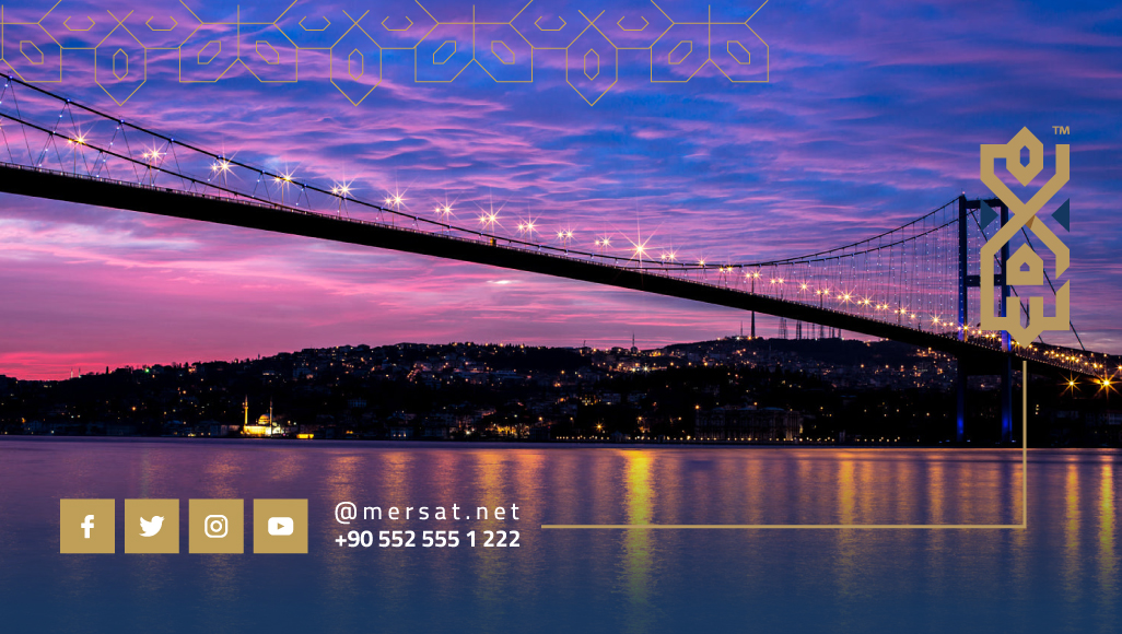 Meeting point Asia and Europe the Bosphorus Bridge