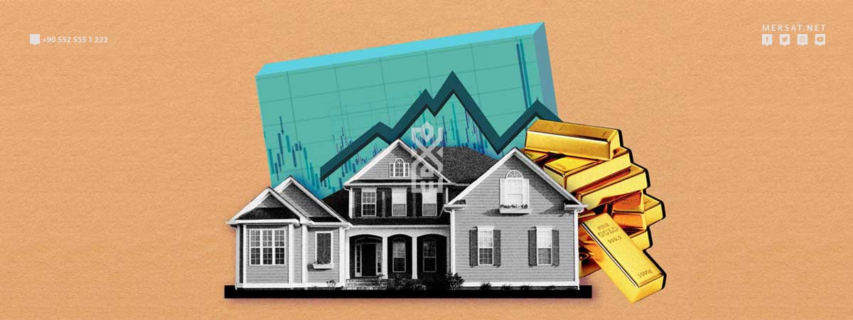 An illustrative image for the article comparing real estate and gold investment in Turkey.